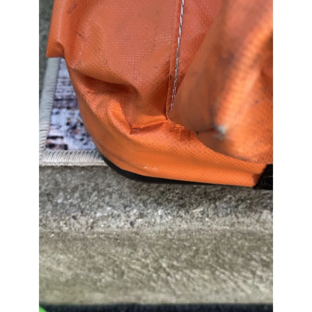 Buckingham Buck Large Tool Bag w/ Handle, Orange/Black 29 x 10 in